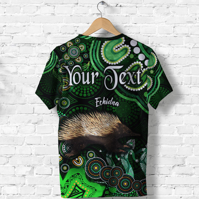 custom-personalised-australian-astrology-t-shirt-virgo-echidna-zodiac-aboriginal-vibes-green