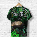 custom-personalised-australian-astrology-t-shirt-virgo-echidna-zodiac-aboriginal-vibes-green