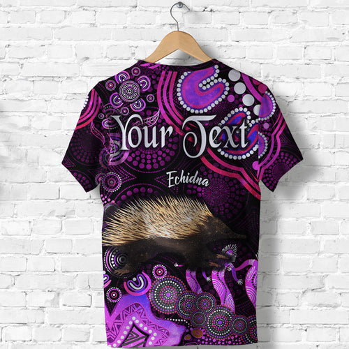 custom-personalised-australian-astrology-t-shirt-virgo-echidna-zodiac-aboriginal-vibes-pink