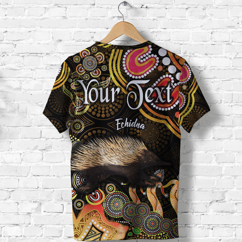 custom-personalised-australian-astrology-t-shirt-virgo-echidna-zodiac-aboriginal-vibes-gold