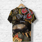 australian-astrology-t-shirt-virgo-echidna-zodiac-aboriginal-vibes-gold