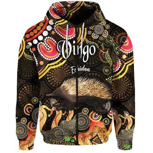 australian-astrology-zip-up-and-pullover-hoodie-virgo-echidna-zodiac-aboriginal-vibes-gold