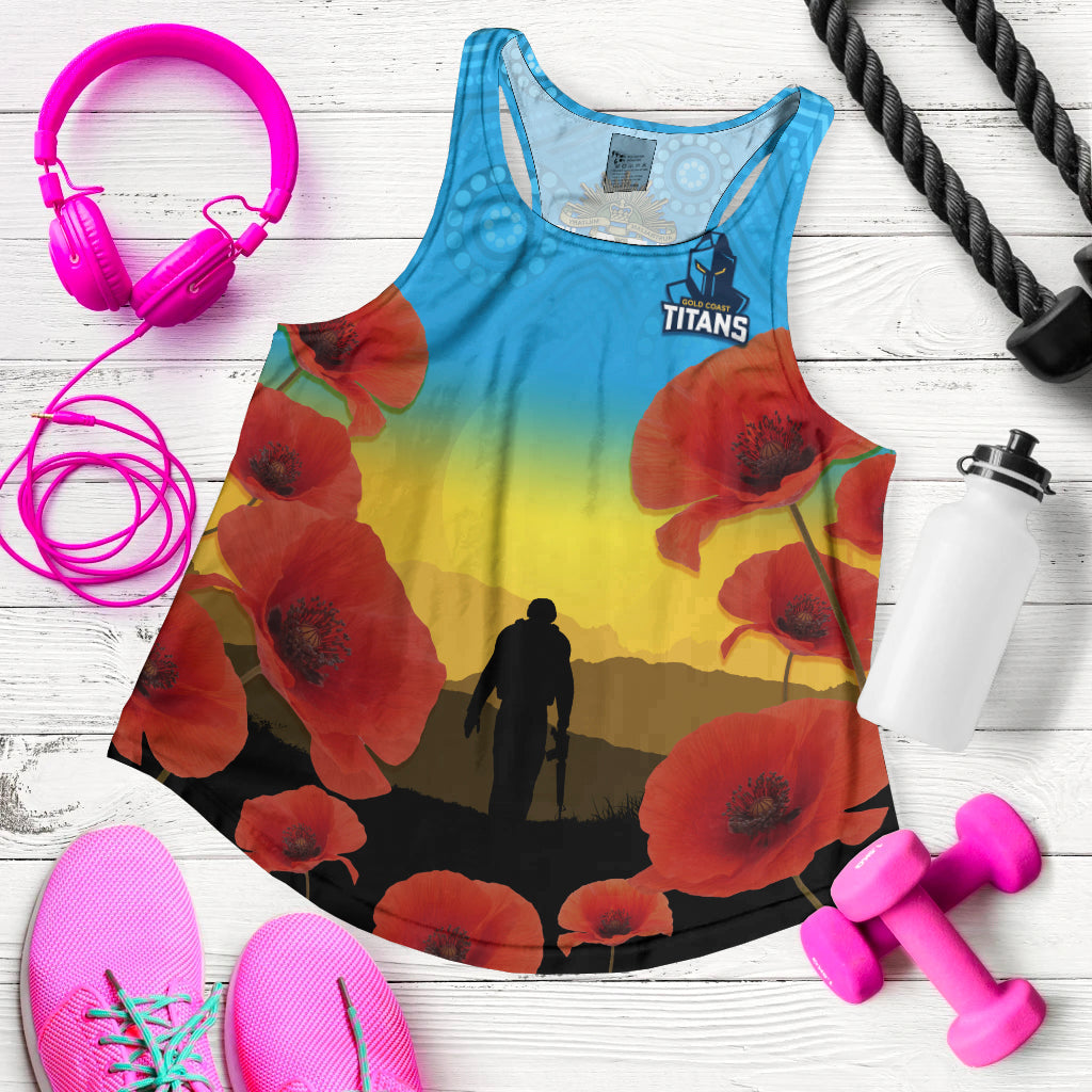 gold-coast-titans-rugby-women-racerback-tank-anzac-day-for-the-fallen
