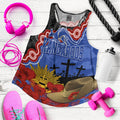 kangaroos-football-anzac-2023-women-racerback-tank-aboriginal-mix-slouch-hat