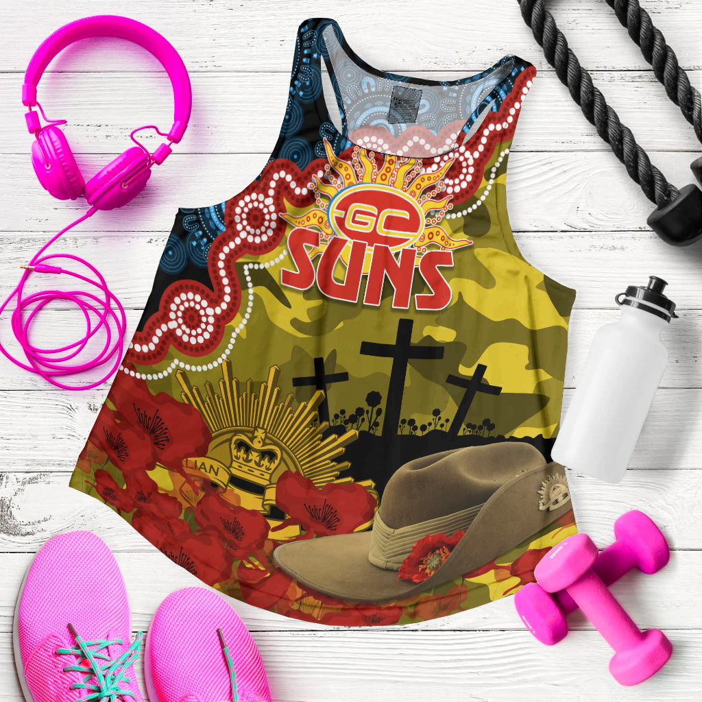 gc-suns-football-anzac-2023-women-racerback-tank-aboriginal-mix-slouch-hat