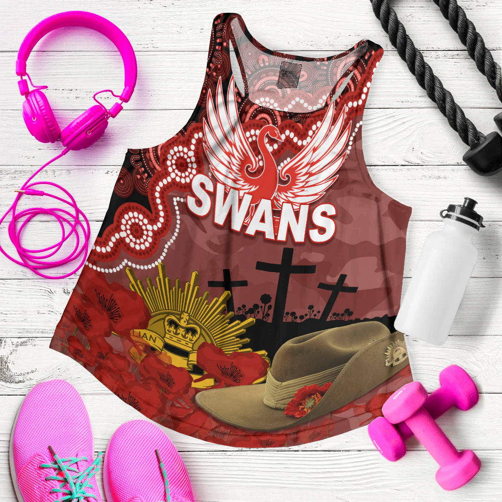sydney-swans-football-anzac-2023-women-racerback-tank-aboriginal-mix-slouch-hat