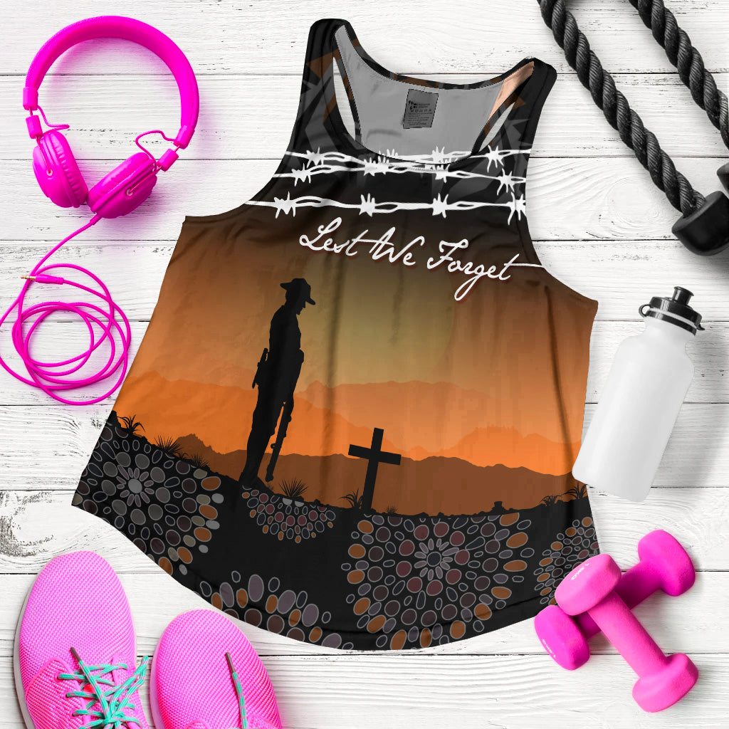 the-tigers-rugby-personalised-women-racerback-tank-anzac-day-lest-we-forget
