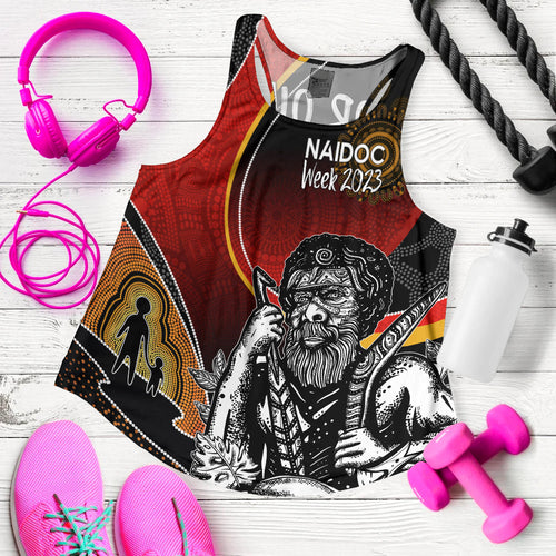 naidoc-week-2023-women-racerback-tank-aboriginal-art-for-our-elders