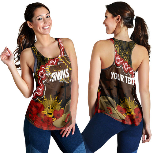 hawks-football-anzac-2023-women-racerback-tank-aboriginal-mix-slouch-hat
