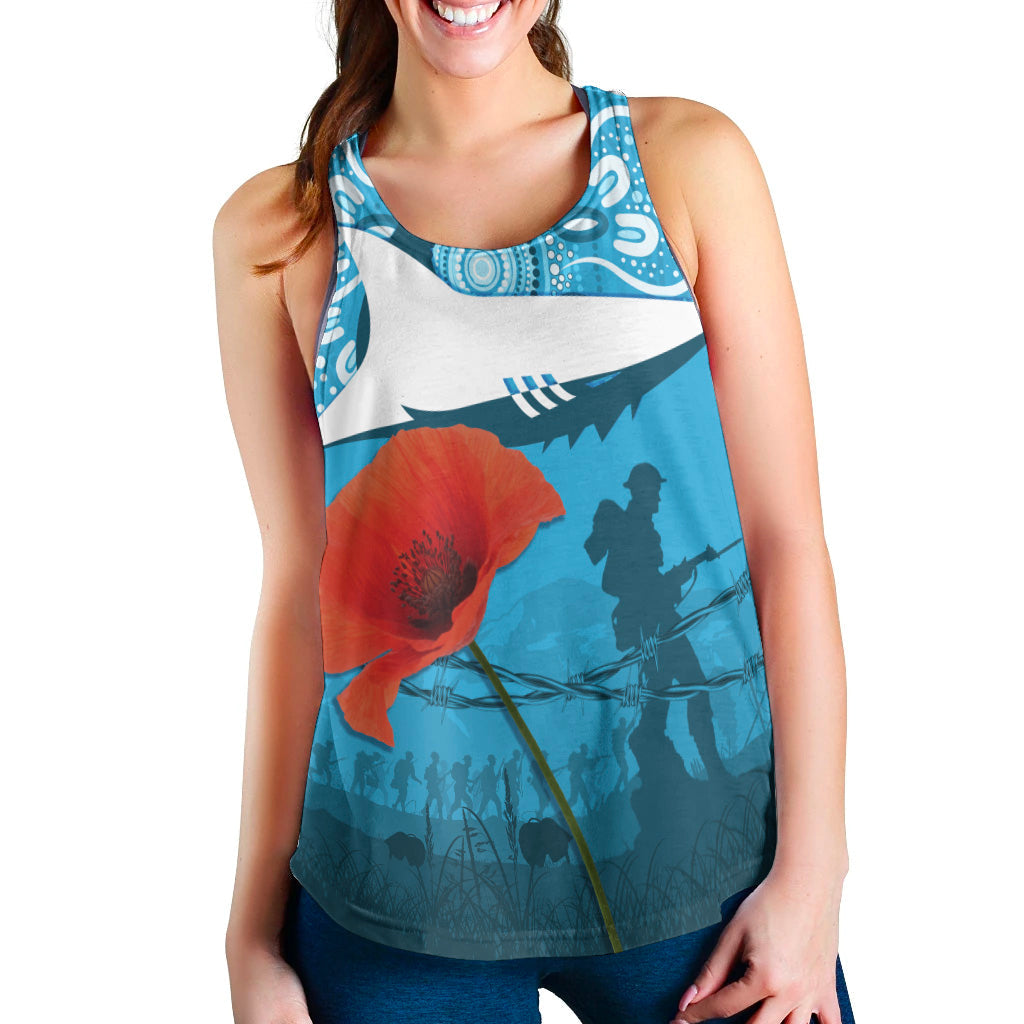 sharkies-rugby-women-racerback-tank-anzac-day-barb-wire-style