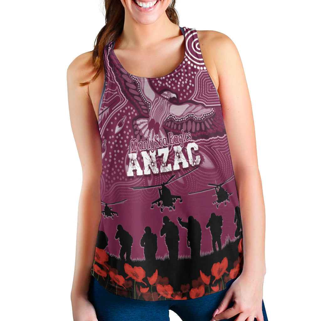 manly-sea-eagles-rugby-women-racerback-tank-anzac-day-toward-the-new-dawn