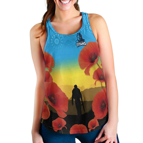 gold-coast-titans-rugby-women-racerback-tank-anzac-day-for-the-fallen