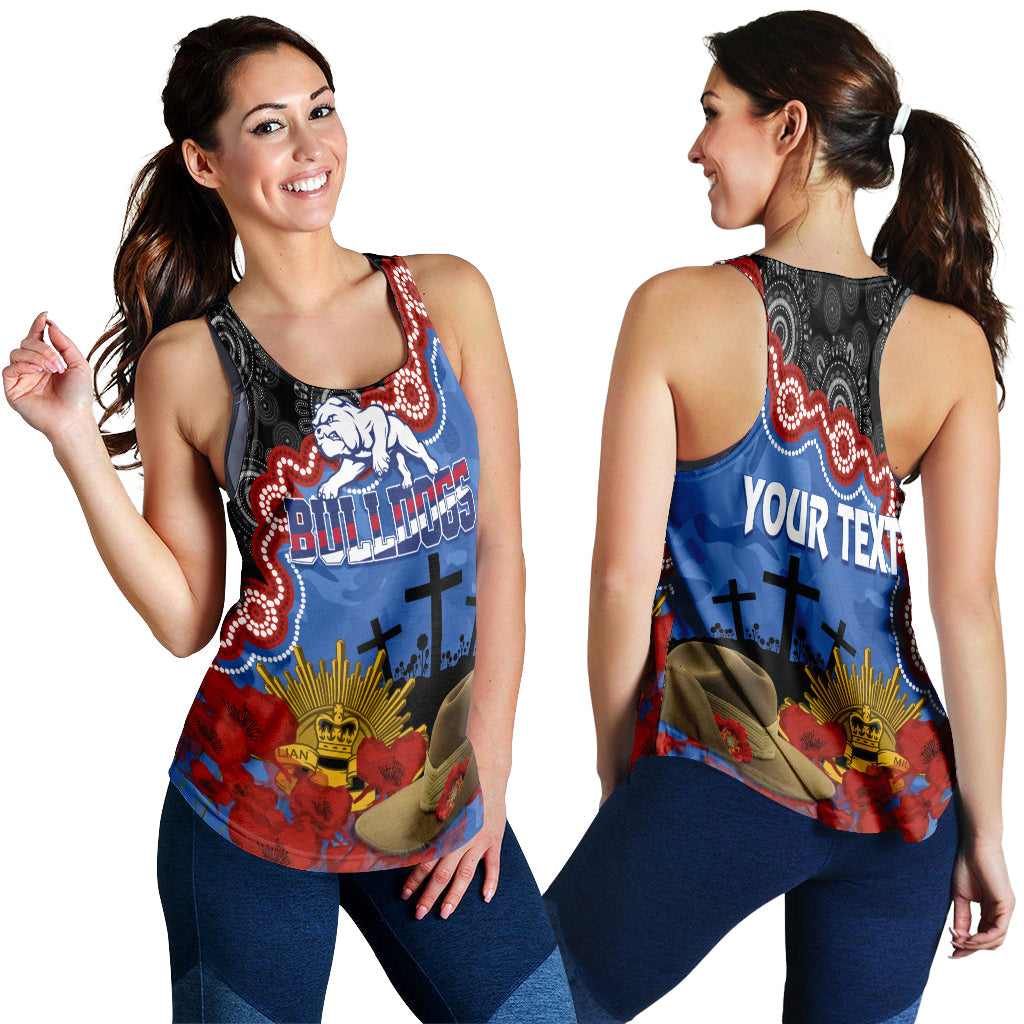 western-bulldogs-football-anzac-2023-women-racerback-tank-aboriginal-mix-slouch-hat