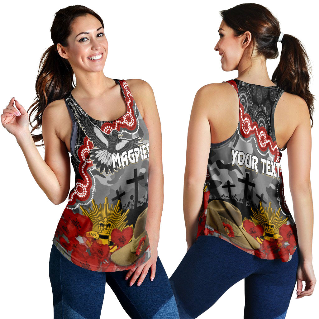 magpies-football-anzac-2023-women-racerback-tank-aboriginal-mix-slouch-hat