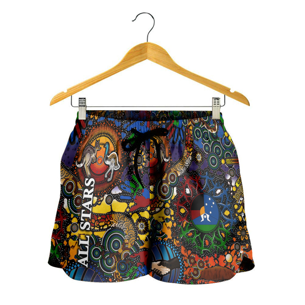 Indigenous All Stars Women Shorts 2021 NAIDOC Week LT8 - Vibe Hoodie