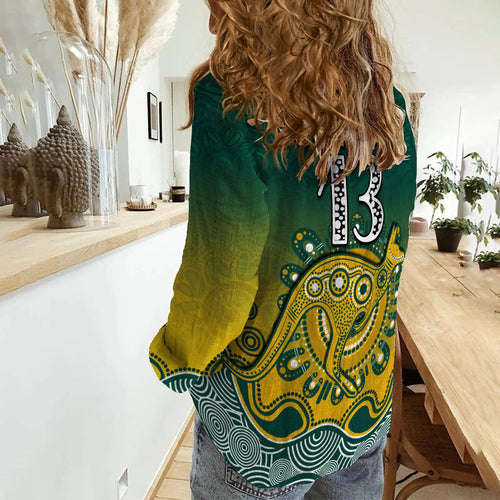 custom-text-and-number-wallabies-rugby-australia-women-casual-shirt-aboriginal