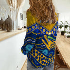 custom-personalised-eels-rugby-women-casual-shirt-aboriginal-and-polynesia-parramatta