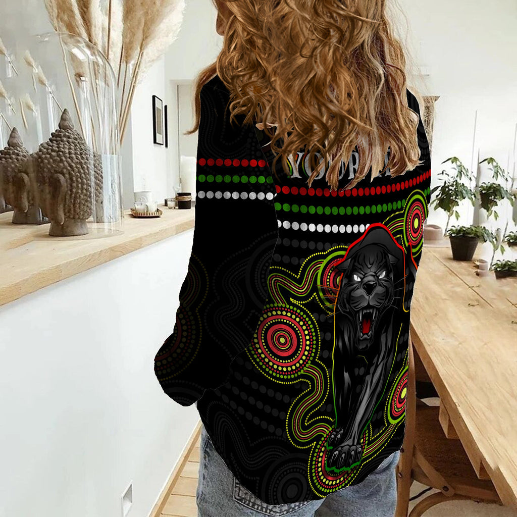 custom-personalised-panthers-indigenous-women-casual-shirt-version-black-alternate
