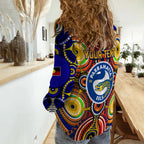 custom-personalised-eels-indigenous-women-casual-shirt-parramatta-naidoc-special