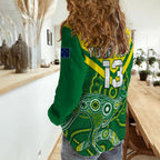custom-text-and-number-australia-football-women-casual-shirt-kangaroos-boomerang-aboriginal