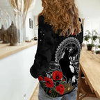 custom-personalised-magpies-football-anzac-day-women-casual-shirt-speical-poppy-mix-aboriginal