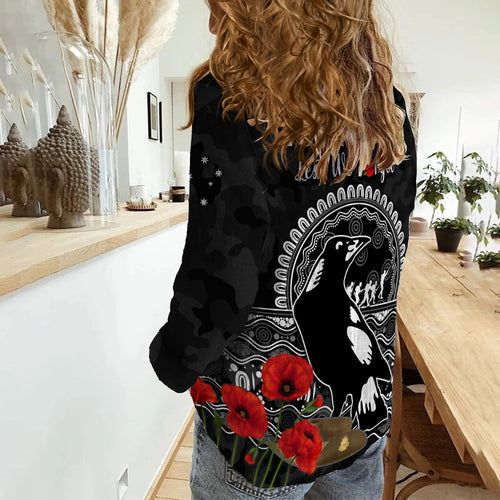 custom-personalised-magpies-football-anzac-day-women-casual-shirt-speical-poppy-mix-aboriginal