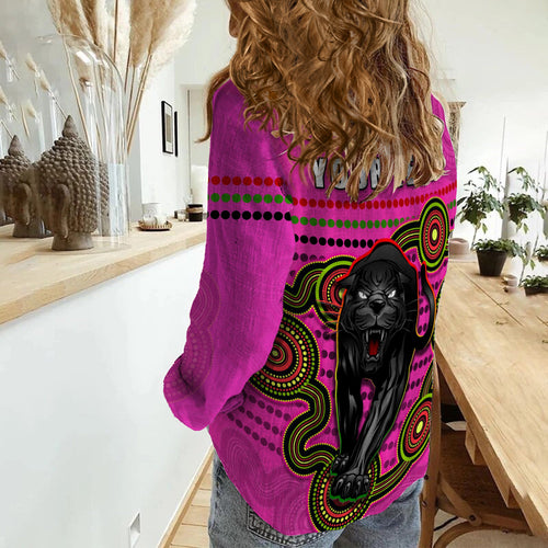 custom-personalised-panthers-indigenous-women-casual-shirt-version-pink-alternate