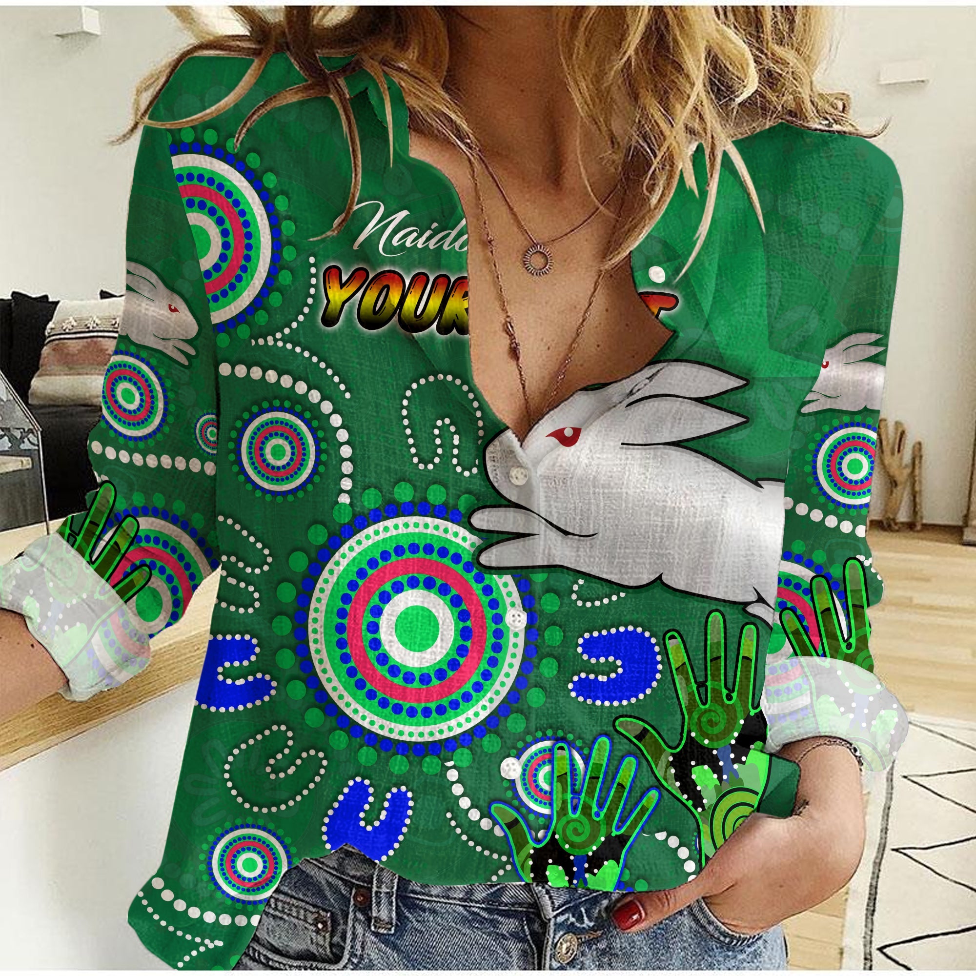 custom-personalised-naidoc-rabbitohs-2022-women-casual-shirt