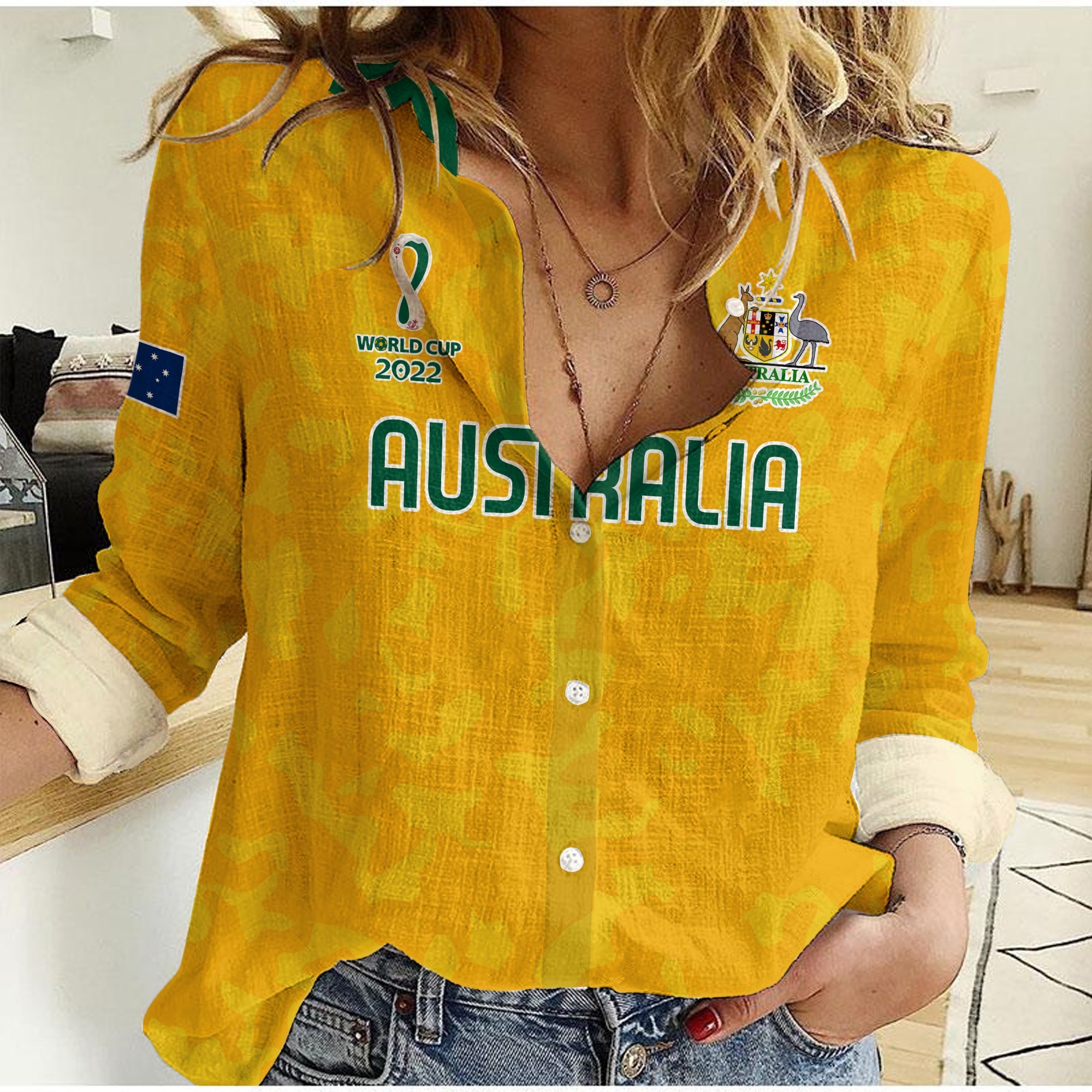 australia-soccer-women-casual-shirt-world-cup-football-2022-socceroos-with-kangaroos