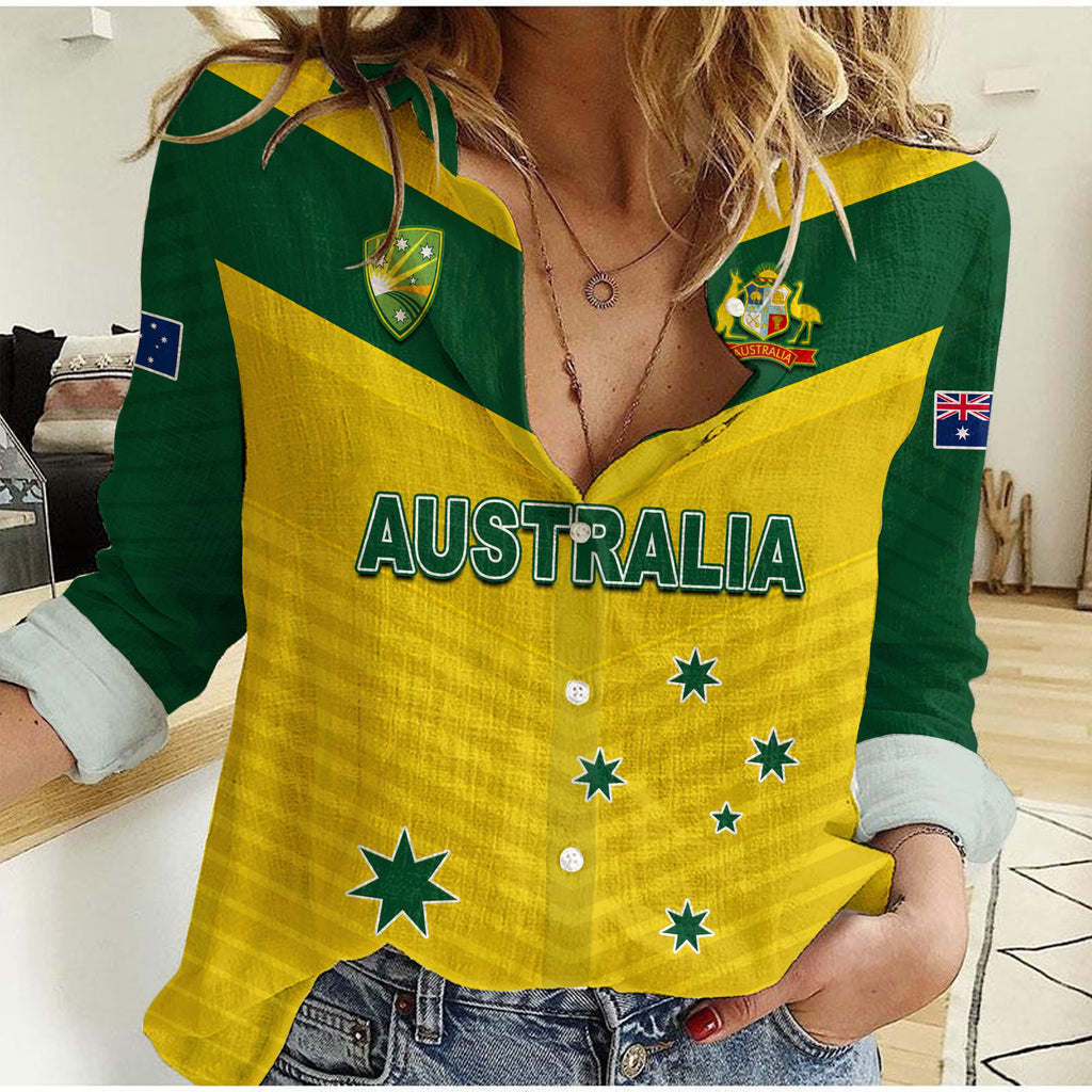 custom-text-and-number-australia-cricket-women-casual-shirt-go-aussie-champions