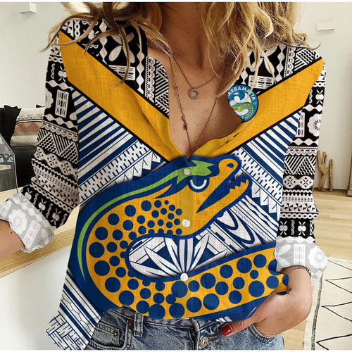 custom-personalised-eels-rugby-women-casual-shirt-polynesian-tapa-pattern-premiers