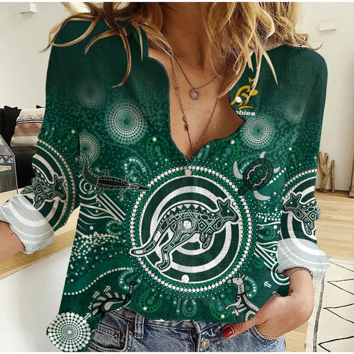 wallabies-rugby-australia-women-casual-shirt-aboriginal