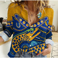 custom-personalised-eels-rugby-women-casual-shirt-aboriginal-and-polynesia-parramatta