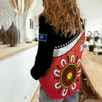 custom-personalised-naidoc-week-2022-women-casual-shirt-torres-strait-islander-version-red-aboriginal-the-dhari