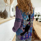 custom-personalised-aboriginal-indigenous-platypus-women-casual-shirt