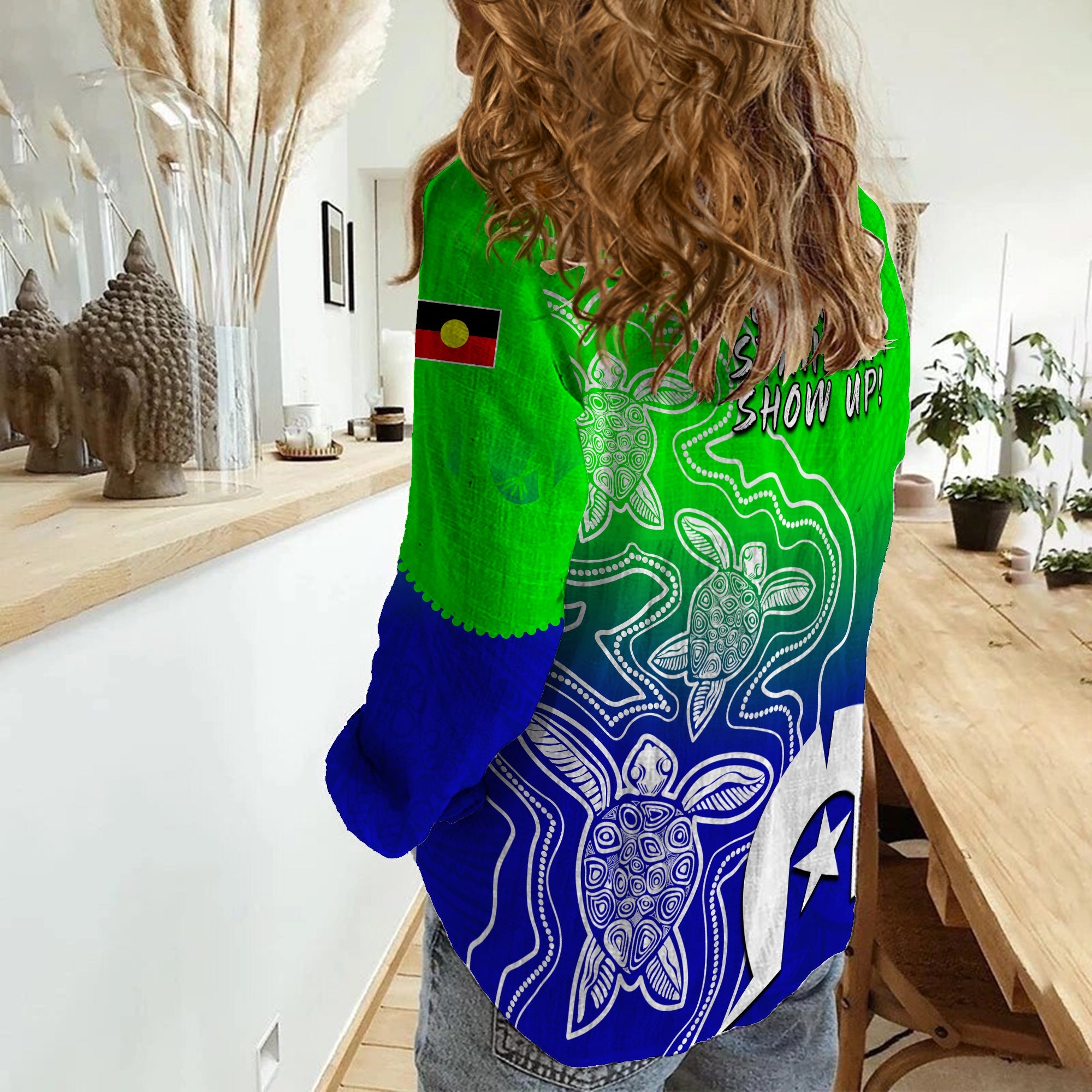 custom-personalised-naidoc-week-2022-women-casual-shirt-torres-strait-islanders-with-aboriginal-turtles