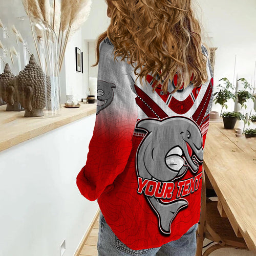 custom-personalised-dolphins-rugby-women-casual-shirt-redcliffe-come-back-stronger