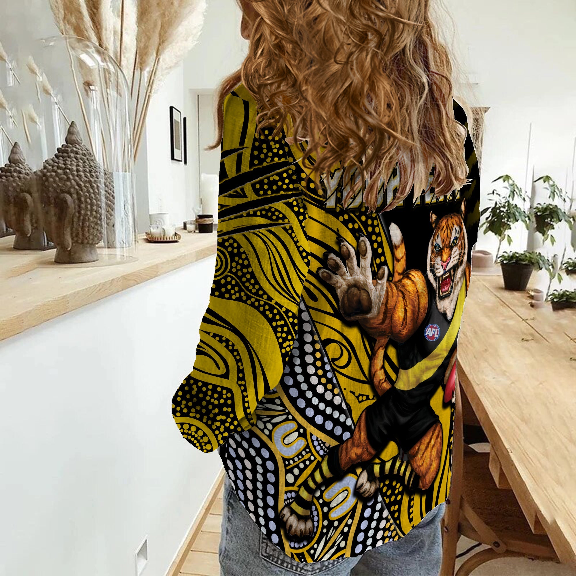 custom-personalised-richmond-football-women-casual-shirt-aboriginal-go-the-tigers-mascot