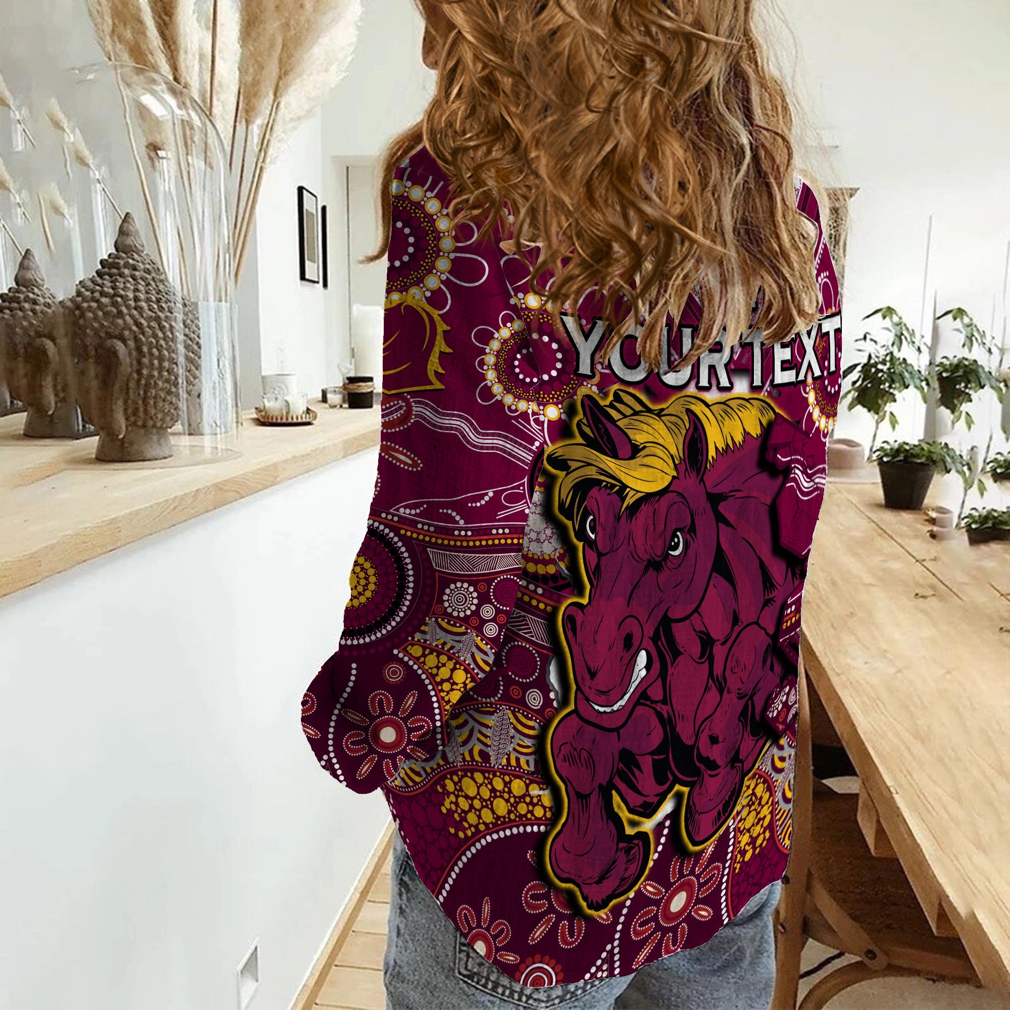 custom-personalised-broncos-rugby-women-casual-shirt-indigenous-pattern-artsy-ver01