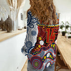 custom-text-and-number-roosters-rugby-women-casual-shirt-easts-1908-aboriginal-artsy-premiers