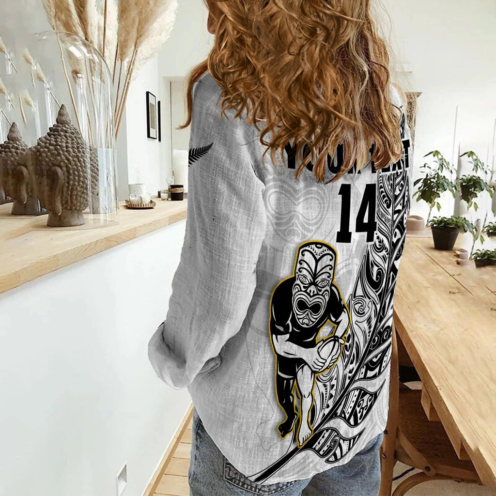 custom-text-and-number-new-zealand-silver-fern-rugby-women-casual-shirt-all-black-maori-version-white