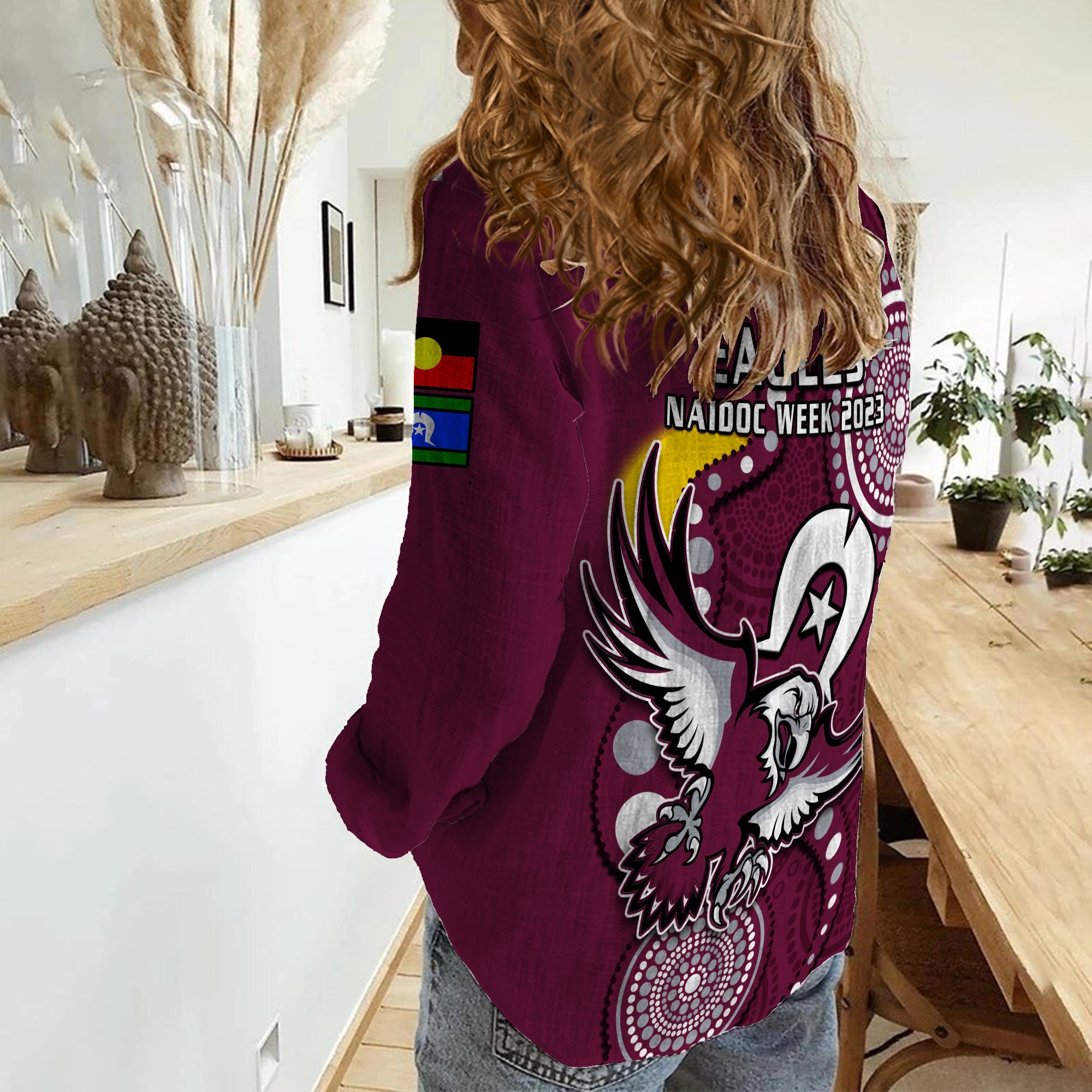 sea-eagles-rugby-naidoc-2023-women-casual-shirt-indigenous-for-our-elders