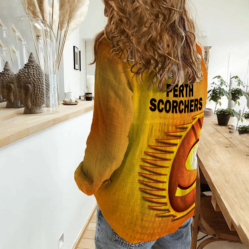 perth-scorchers-cricket-2023-women-casual-shirt-simple-style