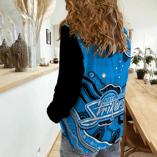 adelaide-strikers-cricket-women-casual-shirt-aboriginal-painting