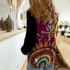 queensland-state-women-casual-shirt-qld-australian-indigenous-art
