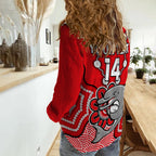 custom-text-and-number-dolphins-rugby-women-casual-shirt-indigenous-black-artsy