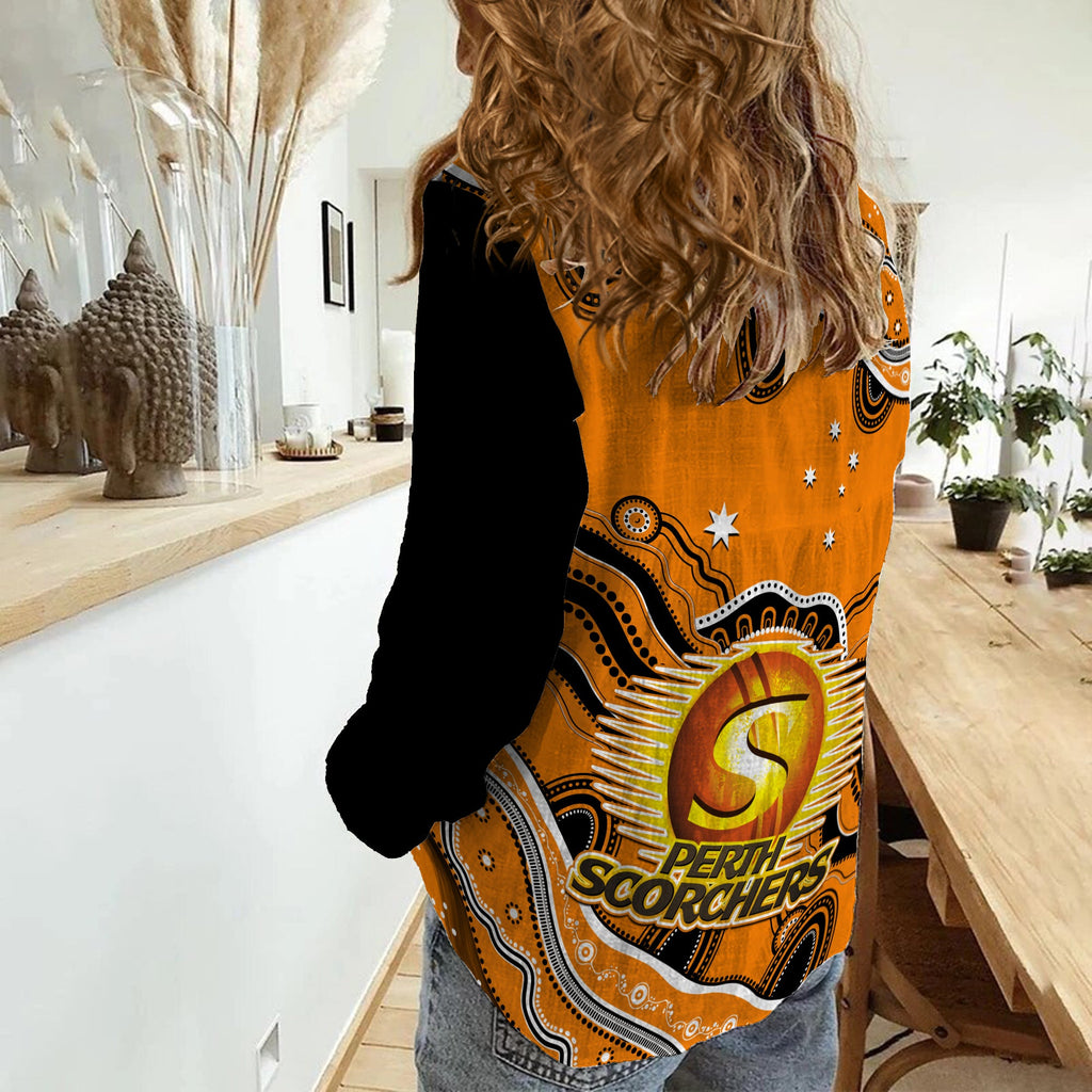 perth-scorchers-cricket-women-casual-shirt-aboriginal-painting