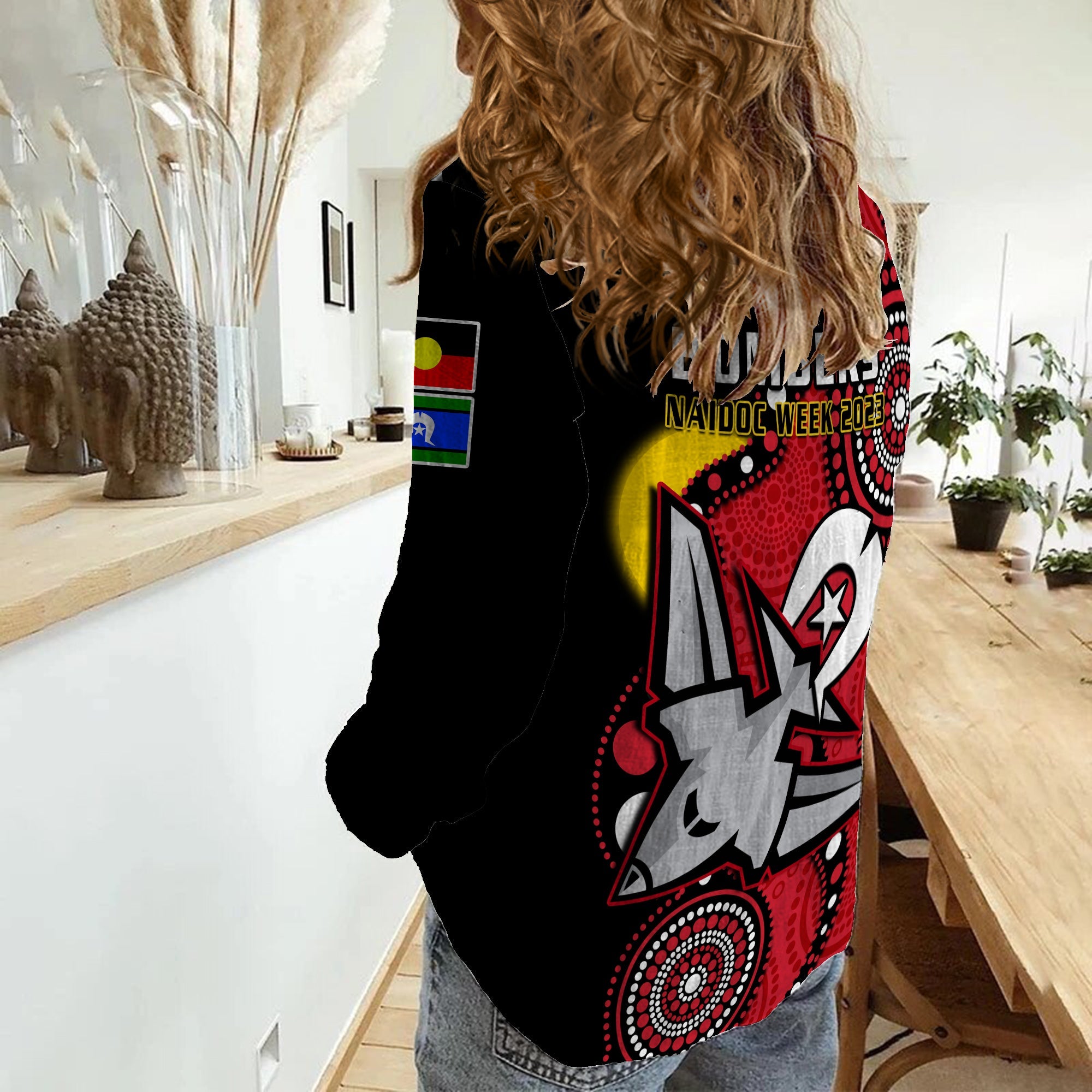 essendon-football-naidoc-2023-women-casual-shirt-bombers-for-our-elders-indigenous-art