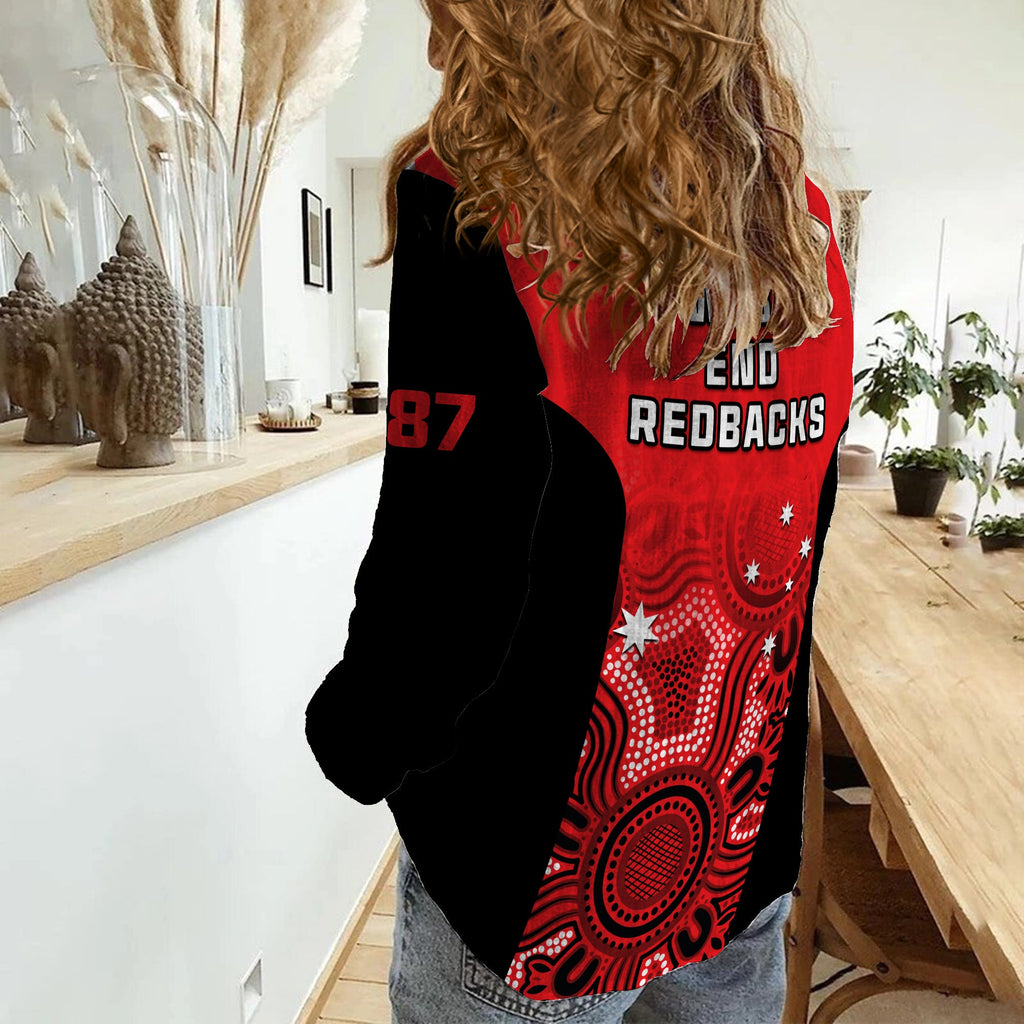 south-australia-cricket-2023-women-casual-shirt-west-end-redbacks-sheffield-shield-indigenous