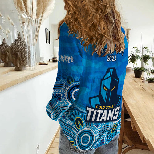titans-anzac-2023-women-casual-shirt-camouflage-poppy-mix-aboriginal